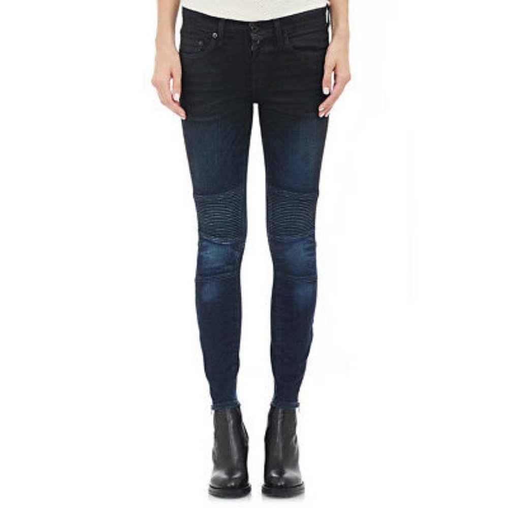 Simon Miller W002 Motorcycle Moto Jean in Evant